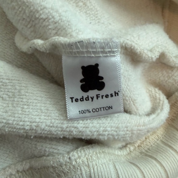 Teddy Fresh College‎ Flunk Out Cream Sweatshirt Unisex Size L - Picture 8 of 11